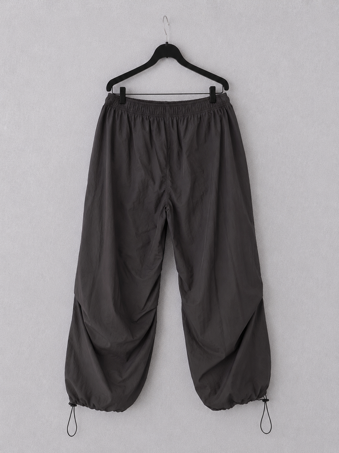 Grey Parachute Cargo Pants