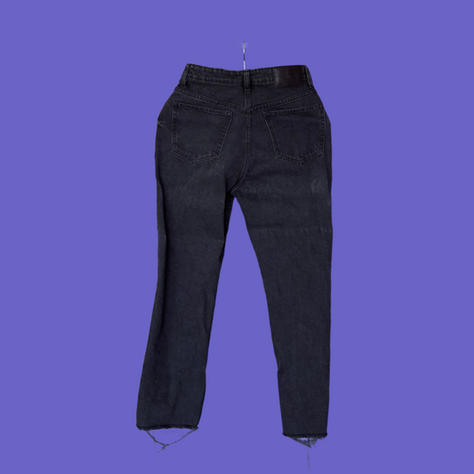 Classic Black Straight Fit Denims