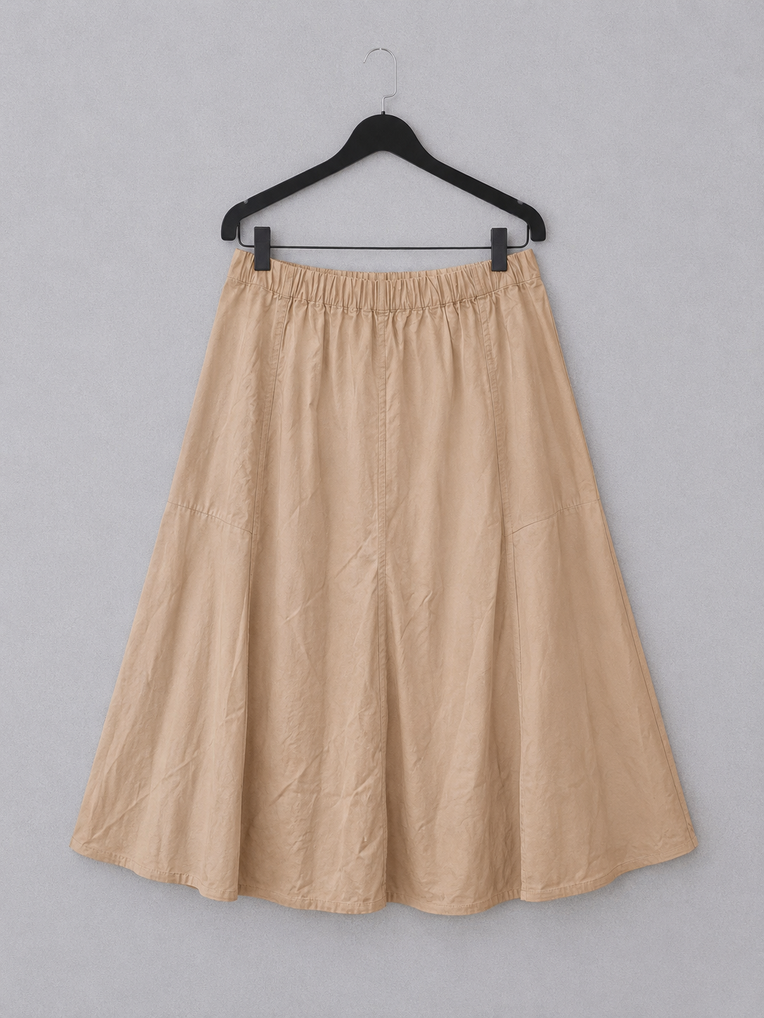Sandstone Flow Midi Skirt