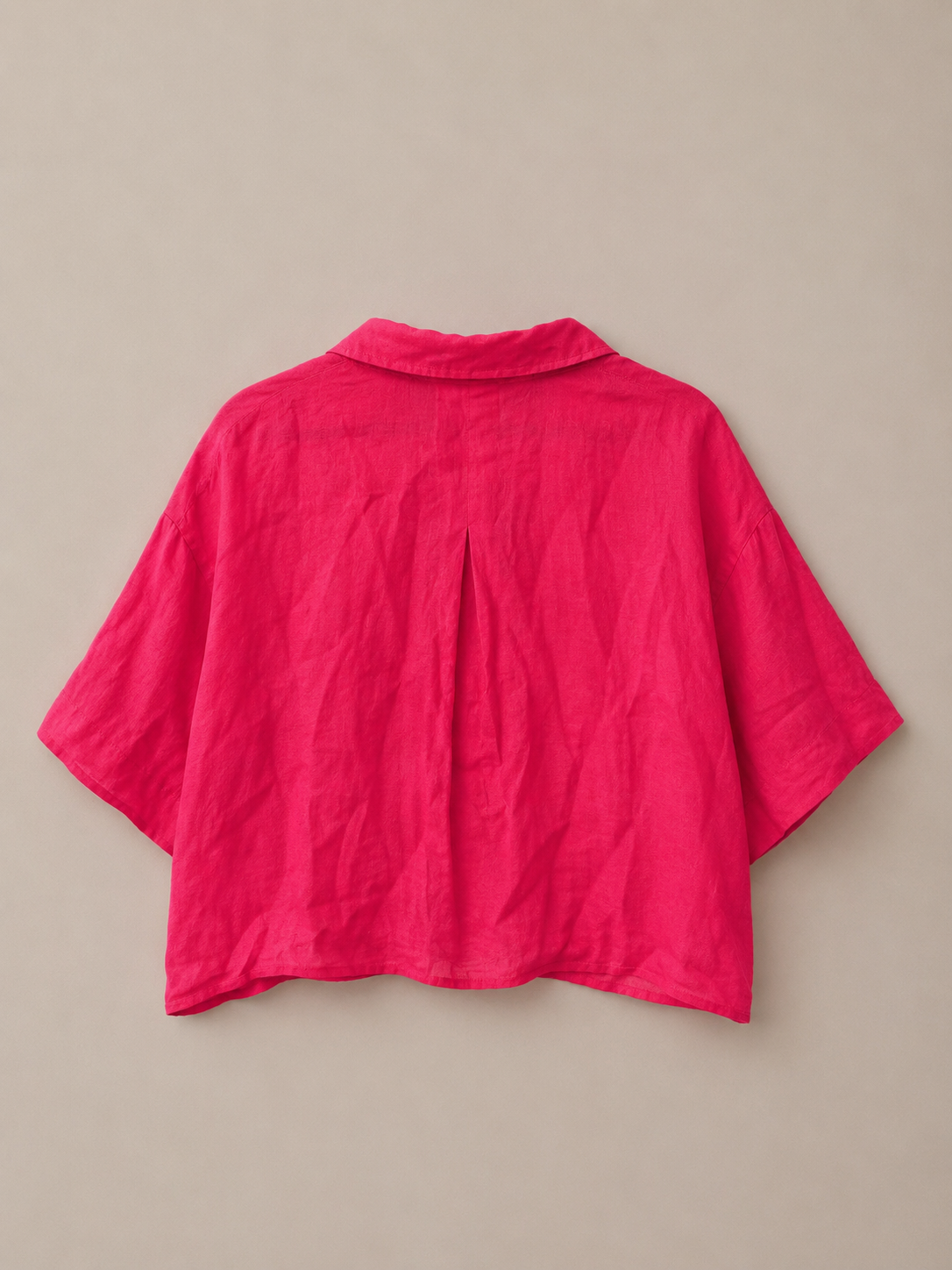 Fuchsia Breeze Linen Shirt