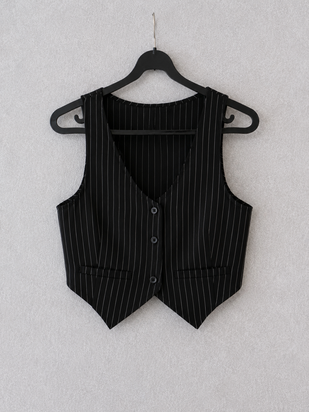 Midnight Pinstripe Waistcoat