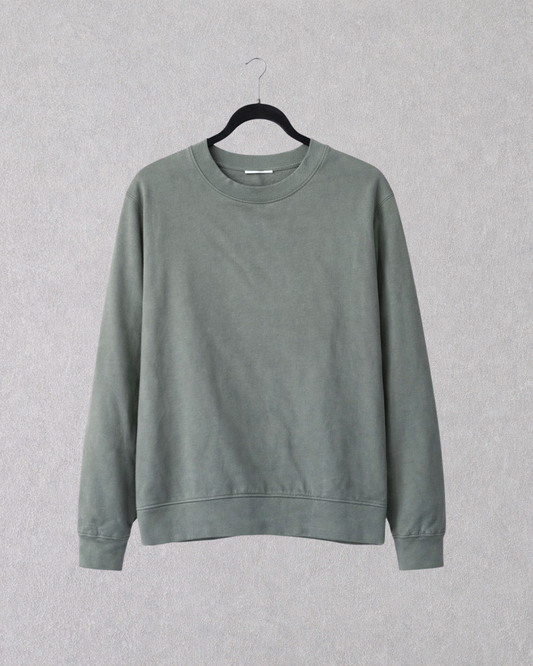 Quiet Essential Green Sweatshirt