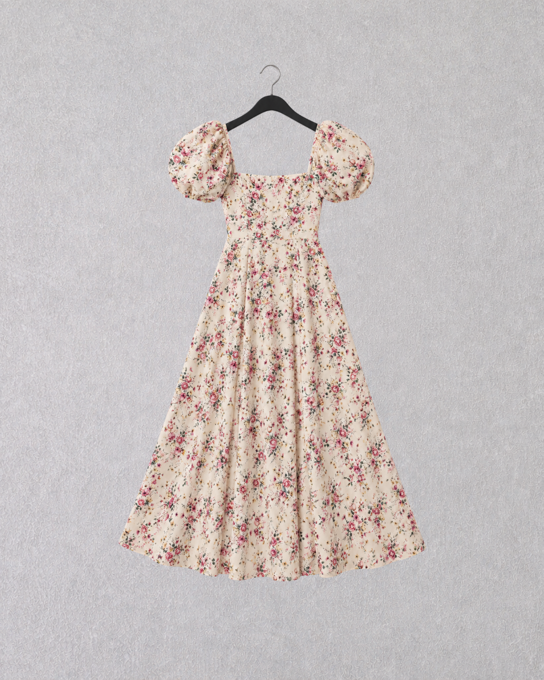 Garden Party Floral Midi Dress