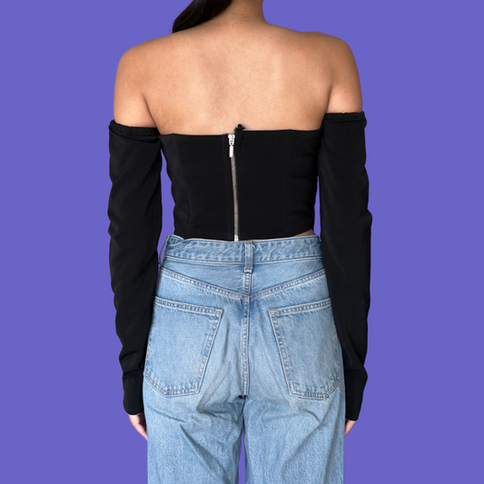 Midnight Black Corset