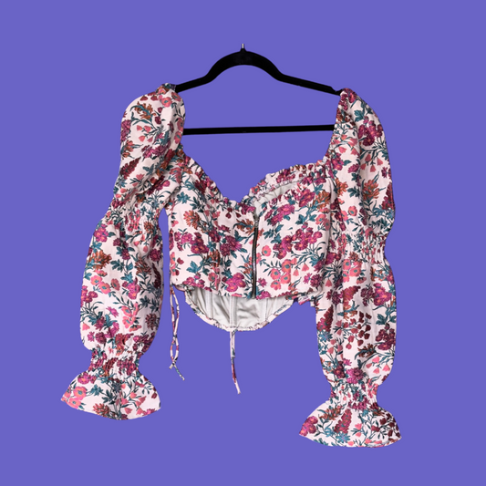 Floral Corset Top