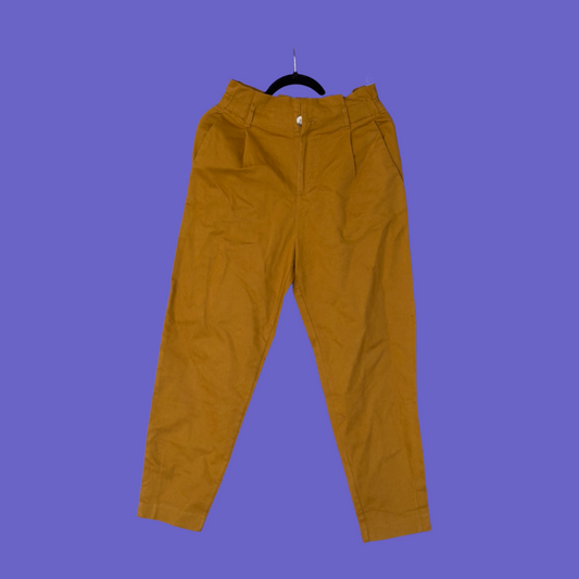 Ochre Tapered Trousers