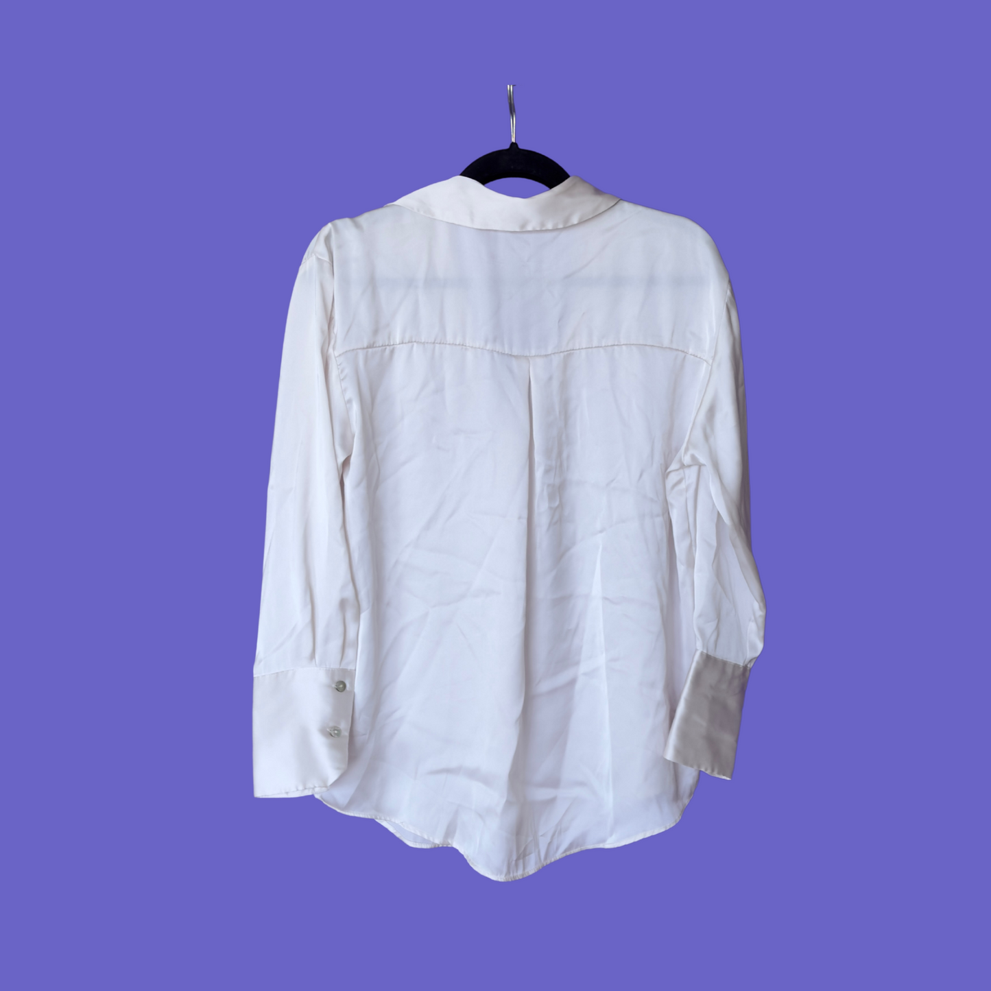 White Satin Shirt