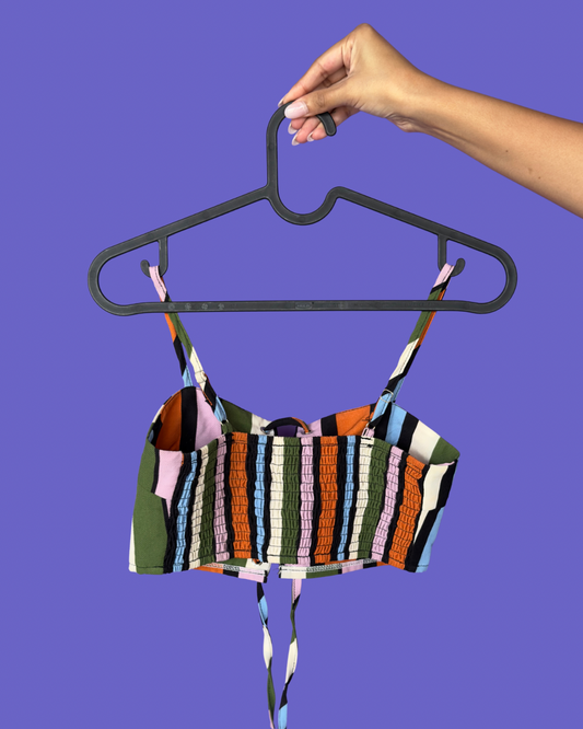 Carnival Stripe Crop Top