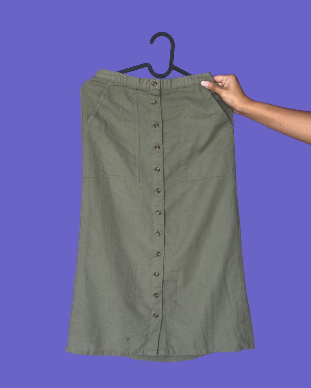Olive Green Skirt