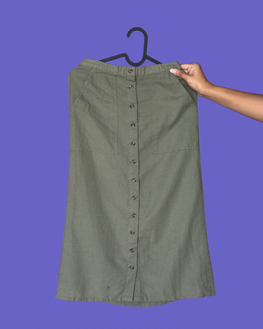Olive Green Skirt